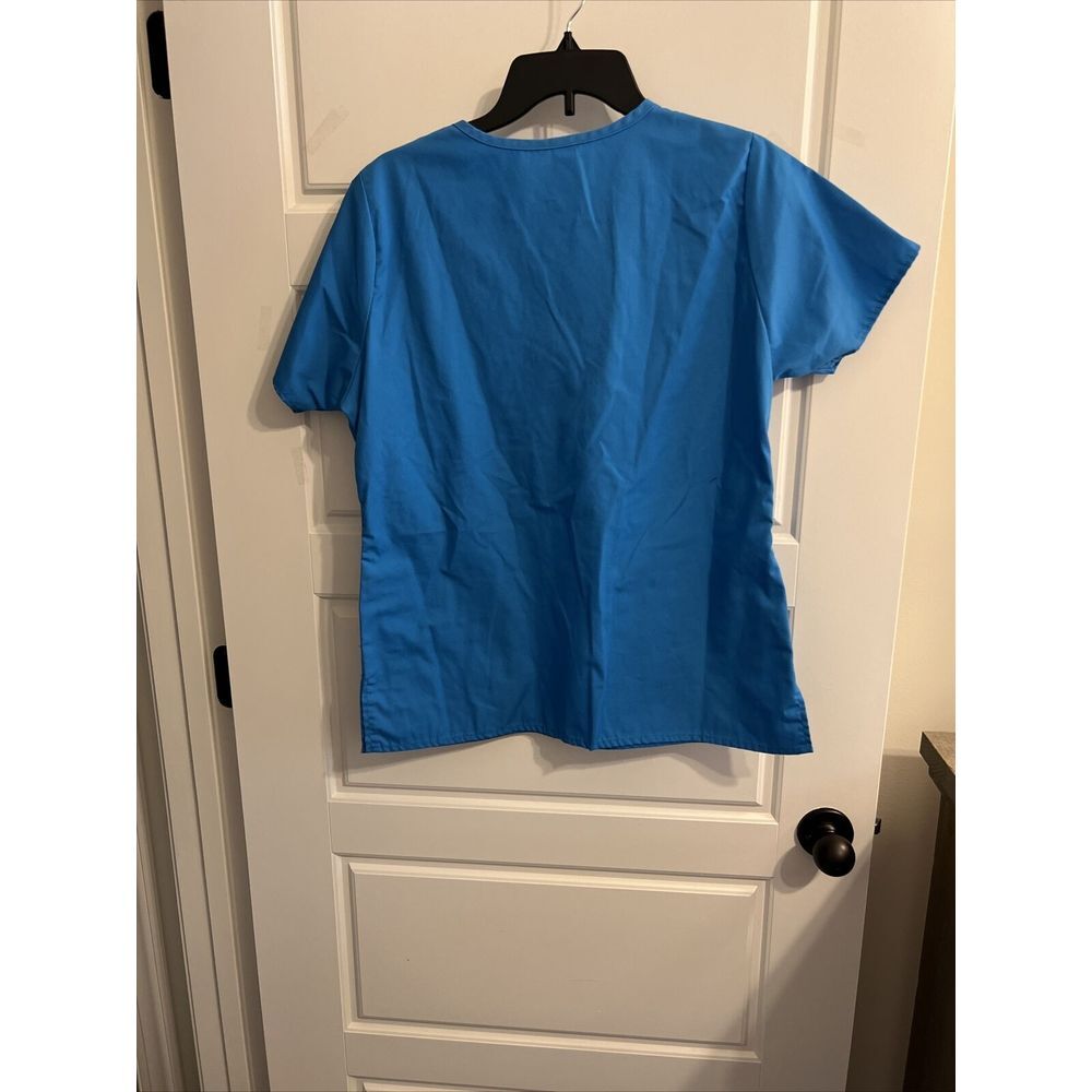 Blue Wonder Wink‎ Scrub Top M - Picture 2 of 2